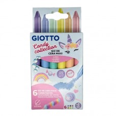 CRAYON GIOTTO CERA MAXI CANDY x 6u