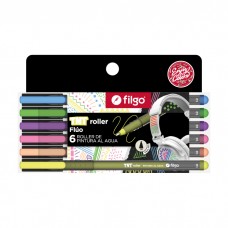BOLIGRAFO FILGO GEL TNT ROLLER FLUO x 6u