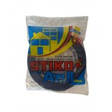 CINTA ADHESIVA PAPEL 18mmx50mt x 6u OBRA AZUL STIKO