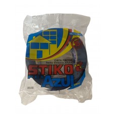 CINTA ADHESIVA PAPEL 48mmx50mt x 6u OBRA AZUL STIKO
