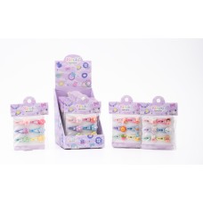 HEBILLAS PARA PELO METALI.KIRUKI 6u.