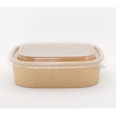 ENSALADERA POLIPAPEL CUADRADA CON TAPA 1000ml x 50u