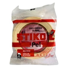 CINTA ADHESIVA PAPEL 24mmx50mt x 6u PEL STIKO