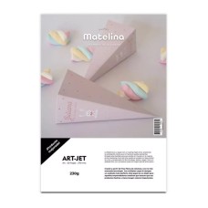 PAPEL ART-JET MATELINA TRAMADO DE ALGODON A4 230gr x 50 hj