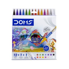 MARCADOR DOMS SUPERSOFT BRUSH x 14u