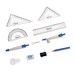 KIT GEOMETRIA DOMS LATA x 8 PIEZAS