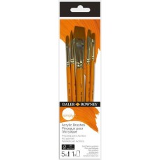PINCEL SIMPLY ACRILICO SET x 5u