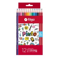 LAPIZ COLOR FILGO COLOR 12u + 2HB