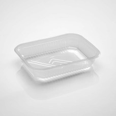 BANDEJA PLASTICA PP 105 RECTANGULAR CON TAPA COTNYL x 10u