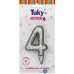 VELA TUKY NUMERO GIBRE PLATA x u