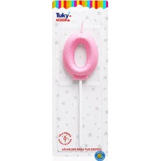 VELA TUKY NUMERO GIBRE ROSA x u
