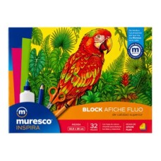 BLOCK AFICHE 32x25 FLUO 32 hj MURESCO