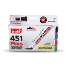 MARCADOR TRABI 451 PLUS x 4u